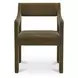 Elise Cedar Green Performance Fabric Upholstered Dining Chair