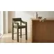 Elise Cedar Green Performance Fabric Upholstered Counter Height Stool