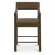 Elise Cedar Green Performance Fabric Upholstered Counter Height Stool