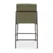 Carrie Walnut Rectangular Counter Height Dining Room Set