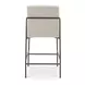 Danny Ivory Upholstered Counter Height Stool