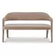 Martens Camel Upholstered Dining Bench