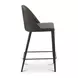 Burton Gray Upholstered Counter Height Stool