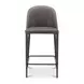 Burton Gray Upholstered Counter Height Stool