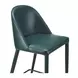 Burton Dark Teal Upholstered Counter Height Stool