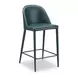 Burton Dark Teal Upholstered Counter Height Stool