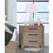 Breckenridge Medium Brown 3 Drawer Nightstand with USB Charging and LED