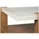 Goldmere Honey Wheat and White Rectangular Granite Top Cocktail Table