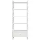 Haven Warm White Etagere with 4 Shelves