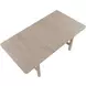 Gabby Light Brown 60" Extendable Rectangular Dining Table