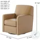 Flash Dance Maximus Caramel Swivel Glider