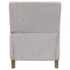 York Gray Recliner Accent Chair with Nailhead Trim