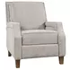 York Sand Recliner Accent Chair with Nailhead Trim