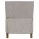York Sand Recliner Accent Chair with Nailhead Trim