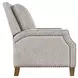 York Sand Recliner Accent Chair with Nailhead Trim