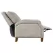 York Sand Recliner Accent Chair with Nailhead Trim