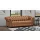 Haworth Saddle Brown Top Grain Leather Sofa