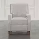 York Sand Recliner Accent Chair with Nailhead Trim