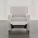 York Sand Recliner Accent Chair with Nailhead Trim