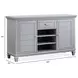 Harborwick Harbor Gray 2 Door Server