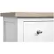 Windmill Harbour White Whisp and Sand 2 Drawer Nightstand with USB Charging