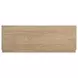Round Off Light Brown King Platform Bed
