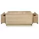 Round Off Natural Oak Rectangular Coffee Table