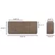 Round Off Walnut 4 Door Sideboard