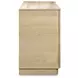 Round Off Natural Oak 4 Door Sideboard