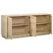 Round Off Natural Oak 4 Door Sideboard