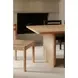 Round Off Natural Oak 104" Rectangular Dining Table