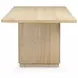 Round Off Natural Oak 104" Rectangular Dining Table