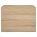 Round Off Natural Oak 2 Drawer Tall Nightstand