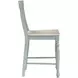 Darcy Green and Brown Counter Height Chair Set of 2