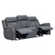 Maveric Bette Lapis 91" Zero Gravity Triple Power Reclining Sofa with Drop Down Table and USB Charging