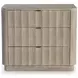 Loggia Aria 3 Drawer 33" Nightstand with USB Charging