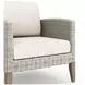 Carezza Taupe and Natural Upholstered 5 Piece Conversation Set