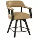Rylie Black Round Counter Height Gaming Dining Room Set