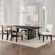 Aubrey Black Strap Back Side Chair Set of 2