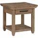 Riverdale Brown Rectangular End Table