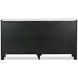 Plum Creek Ravenwood Black and White 4 Door Marble Top Sideboard