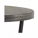Portland Gray Round End Table
