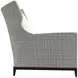 Captiva White Performance Fabric Outdoor Lounge Chair with Pillows