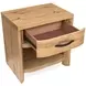 Laramie Honey Wheat 1 Drawer Open Nightstand with USB Charging