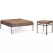 Collins Nocino and Black Oxide Square Occasional Table Set