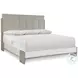 Foundations Linen and Light Shale Queen Upholstered Panel Bed