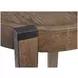 Kaysen Wallaby and Matte Black Round End Table