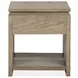 Conrad Stone Harbor Gray Rectangular End Table