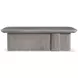 Monolith Brown Rectangular Cocktail Table with Casters