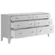 Mezzanine Dove Gray 6 Drawer Dresser